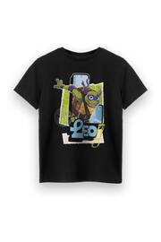 Vanilla Underground Leo Black Boys Teenage Mutant Ninja Turtles T-Shirt - Image 1 of 6