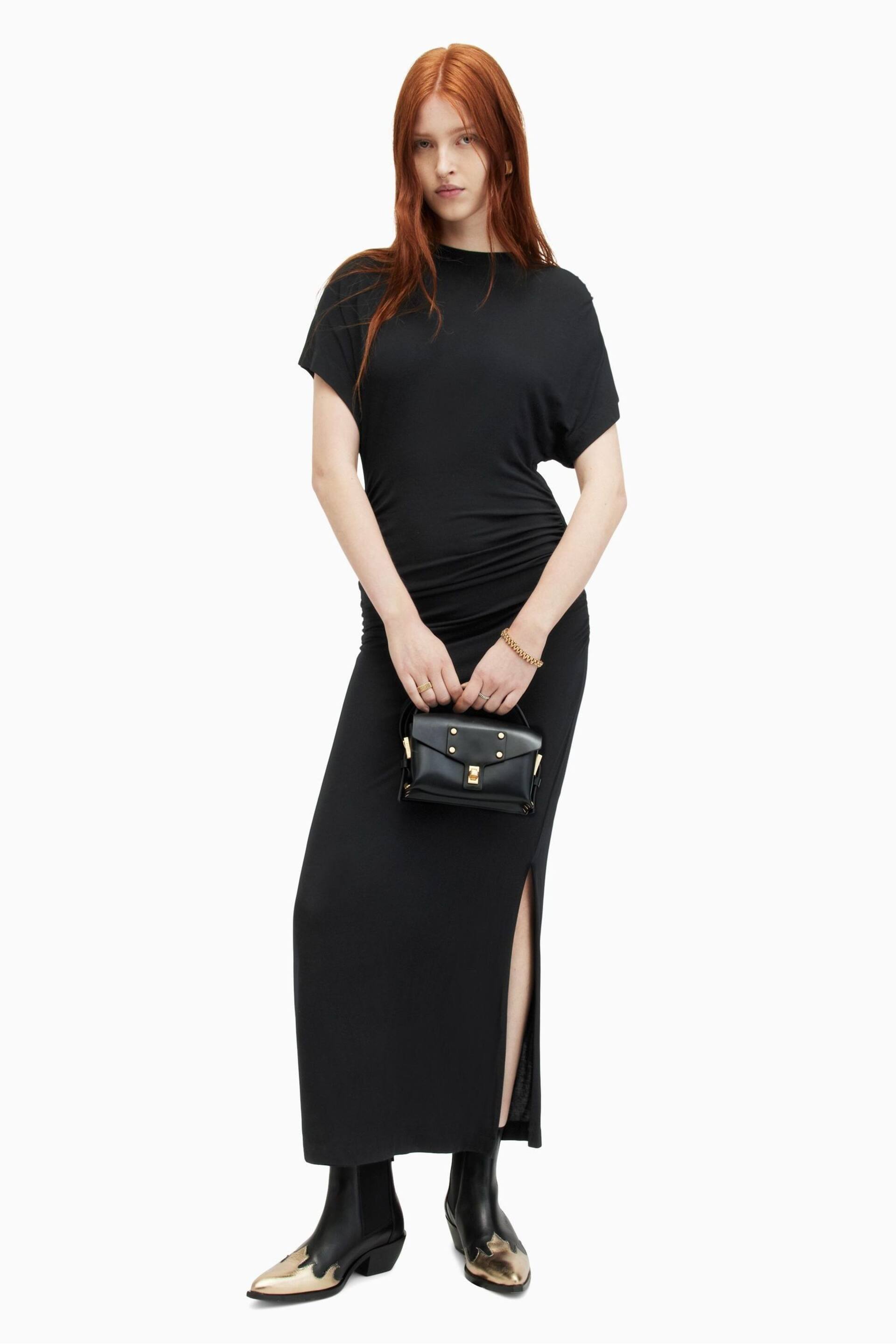 AllSaints Black Natalie Dress - Image 1 of 7