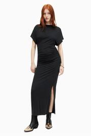 AllSaints Black Natalie Dress - Image 3 of 7