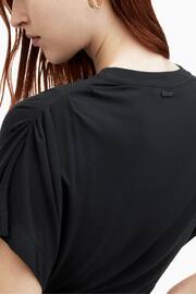 AllSaints Black Natalie Dress - Image 6 of 7