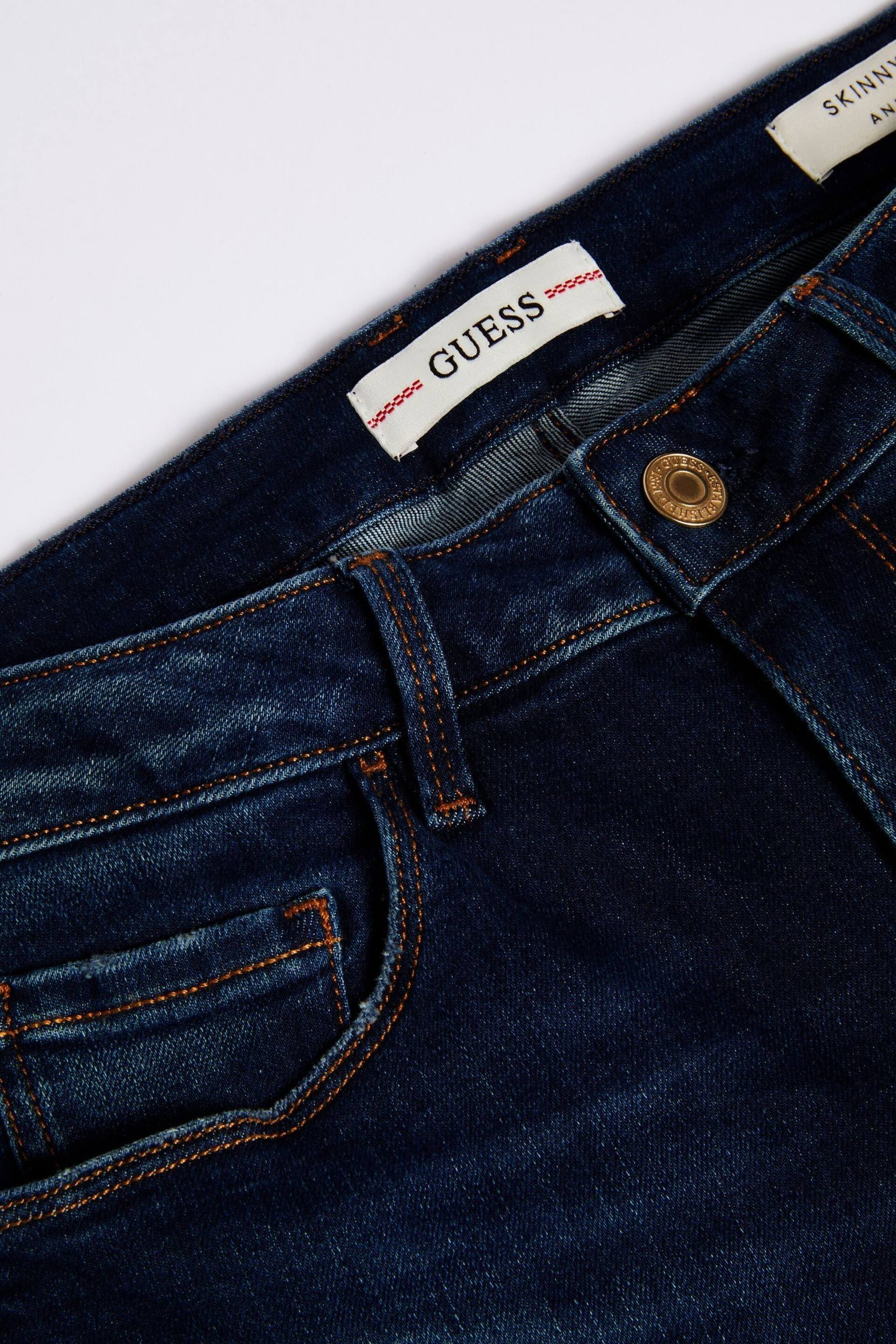 Guess Dark Blue Slim Fit Jeans - Image 4 of 5