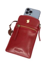 Conkca Bambino Leather Cross-Body Phone Bag - Image 9 of 9