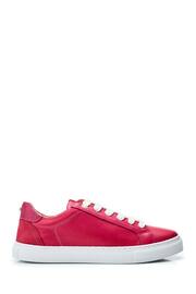 Moda in Pelle Pink Braidie Slim Sole Lace Up Shoes - Image 1 of 4