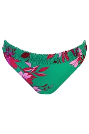 Pour Moi Green & Pink Multi Free Spirit Frill Waist Bikini Briefs - Image 3 of 4