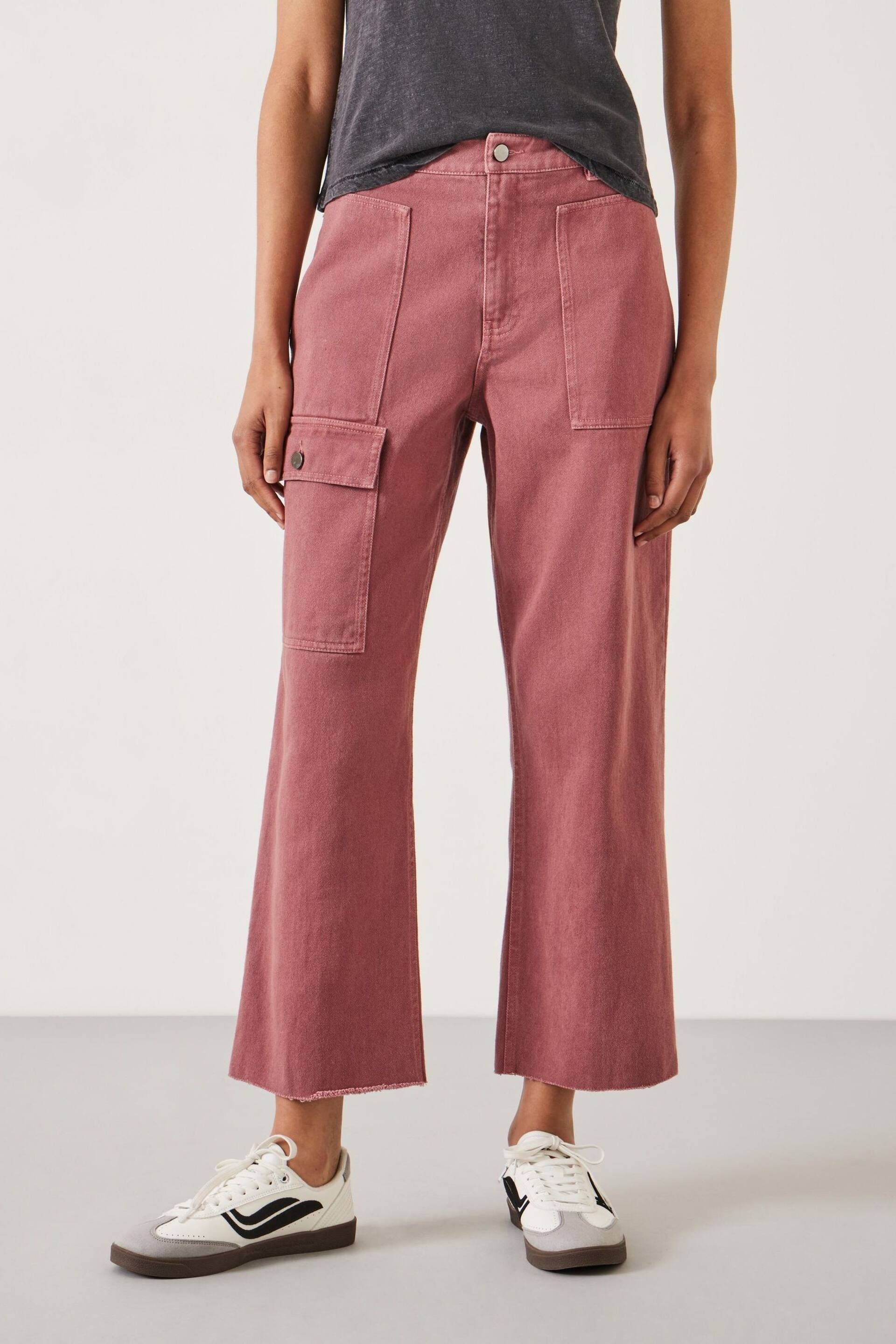 Hush Red Issy Cropped Jeans - Image 2 of 4