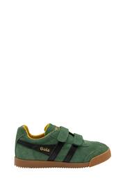 Gola Green Kids Harrier Strap Suede Strap Trainers - Image 1 of 4