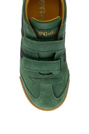 Gola Green Kids Harrier Strap Suede Strap Trainers - Image 4 of 4