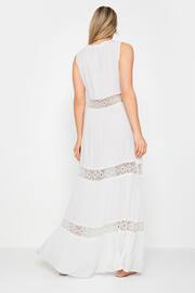 Long Tall Sally White Crochet Boho Maxi Dress - Image 3 of 4