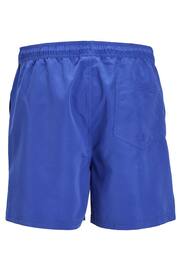 JACK & JONES Blue Swim Shorts With Contrast Lining - Image 2 of 2