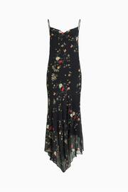 AllSaints Black Charlotte Kora Dress - Image 7 of 7