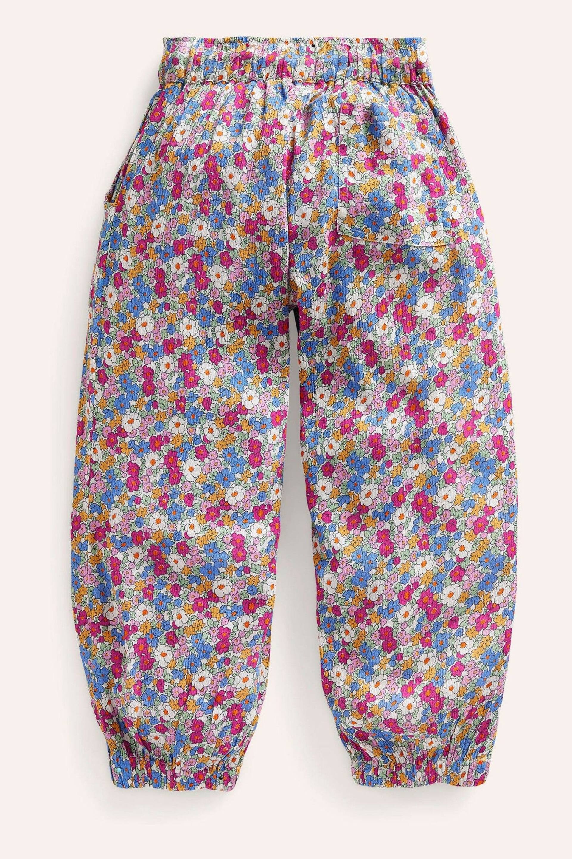 Boden Pink Tapered Holiday Trousers - Image 2 of 3