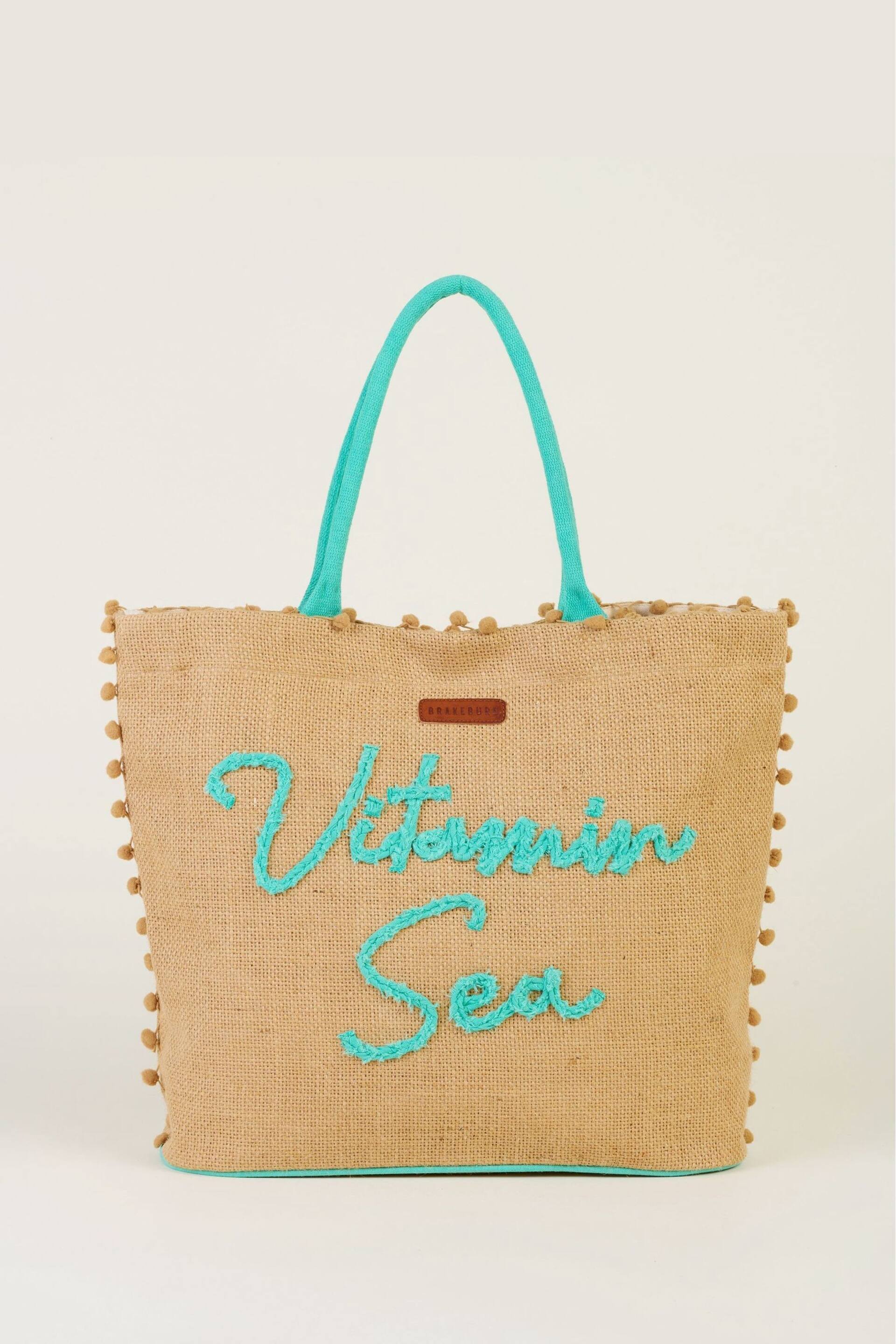 Brakeburn Cream Vitamin Sea Beach Bag - Image 1 of 5