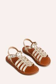 Boden Gold Strappy Sandals - Image 2 of 3