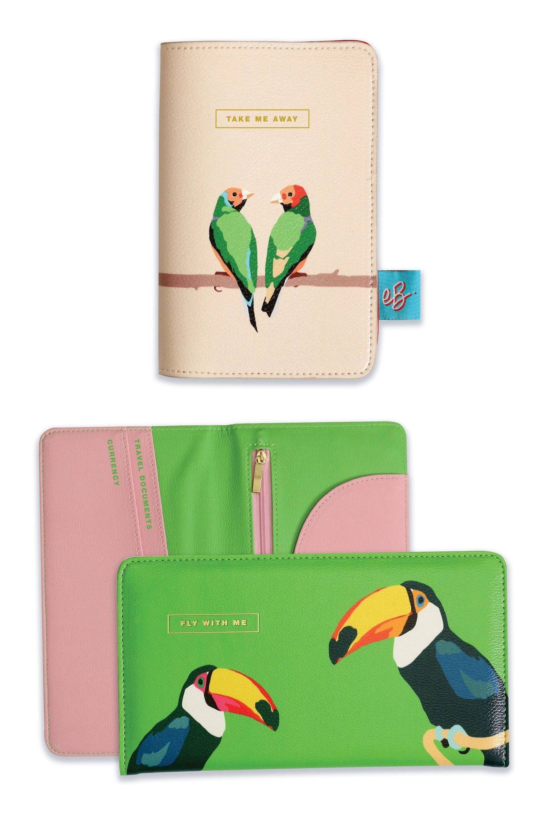 Emily Brooks Passport Case & Toucan Travel Wallet Gift Set - Image 1 of 3