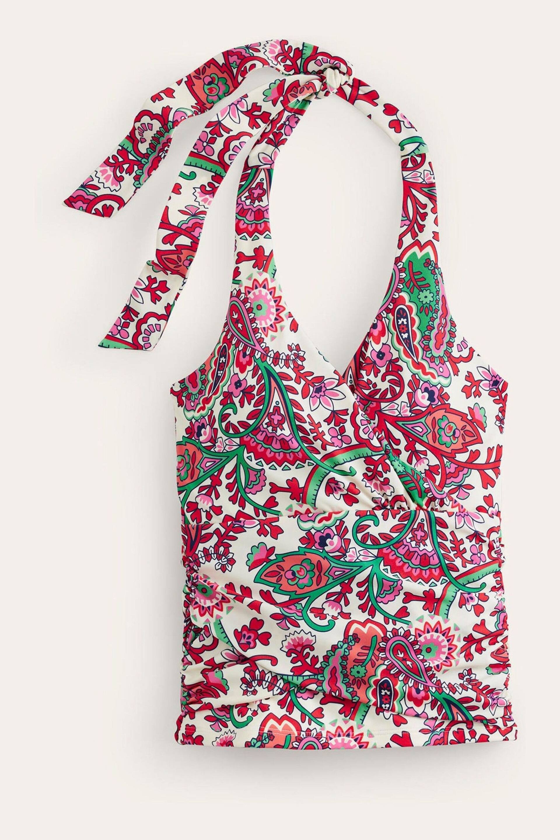 Boden Red Levanzo Halter Tankini Top - Image 5 of 6
