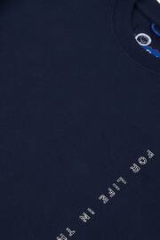 Penfield Mens Relaxed Fit Blue For Life In The Open T-Shirt - Image 9 of 10