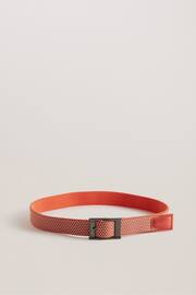 Ted Baker Orange Colummm Reversible Elastic Belt - Image 1 of 4