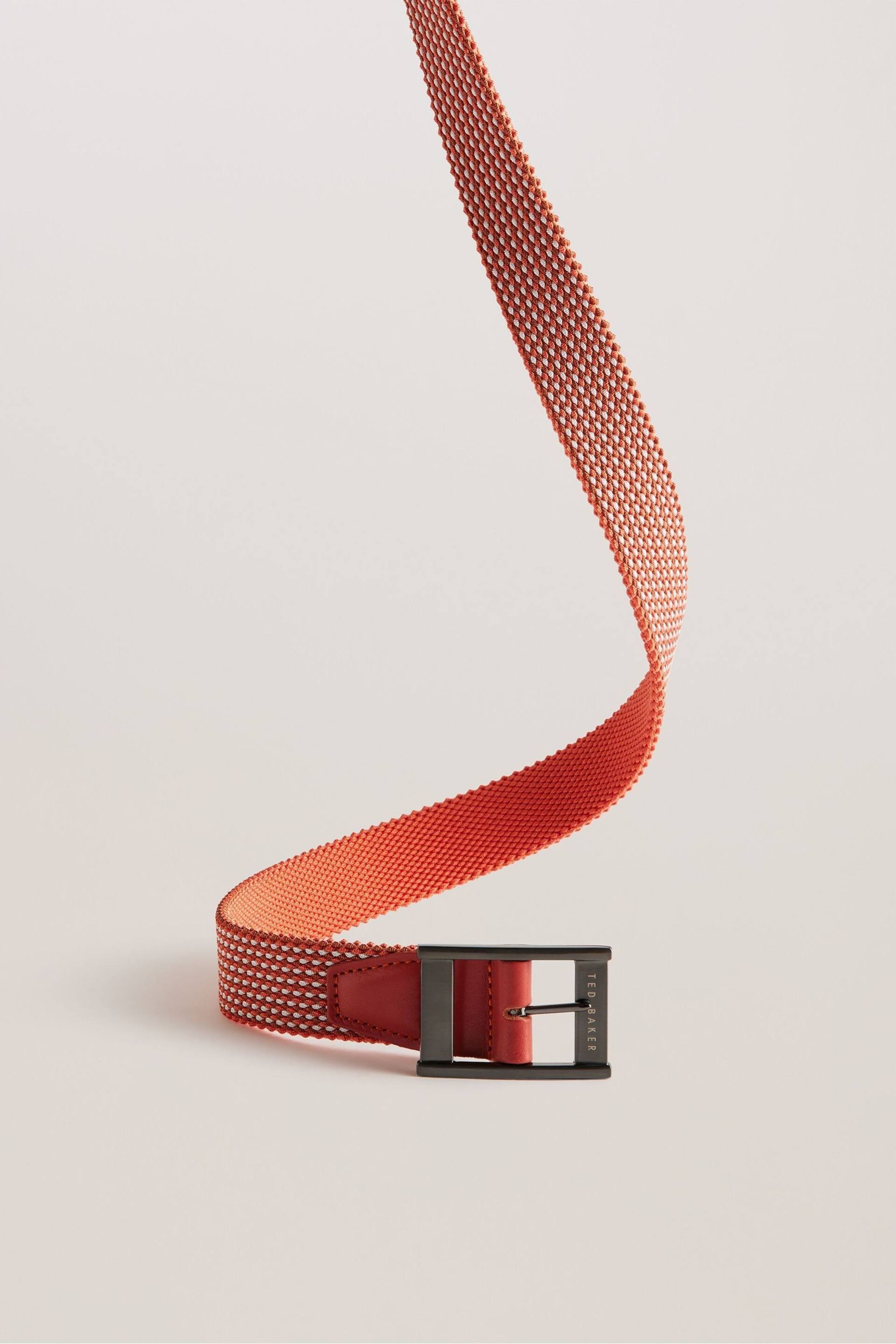 Ted Baker Orange Colummm Reversible Elastic Belt - Image 4 of 4