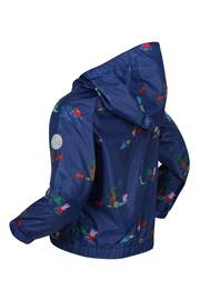 Regatta Blue Peppa Pig Muddy Puddle Waterproof Jacket - Image 3 of 4