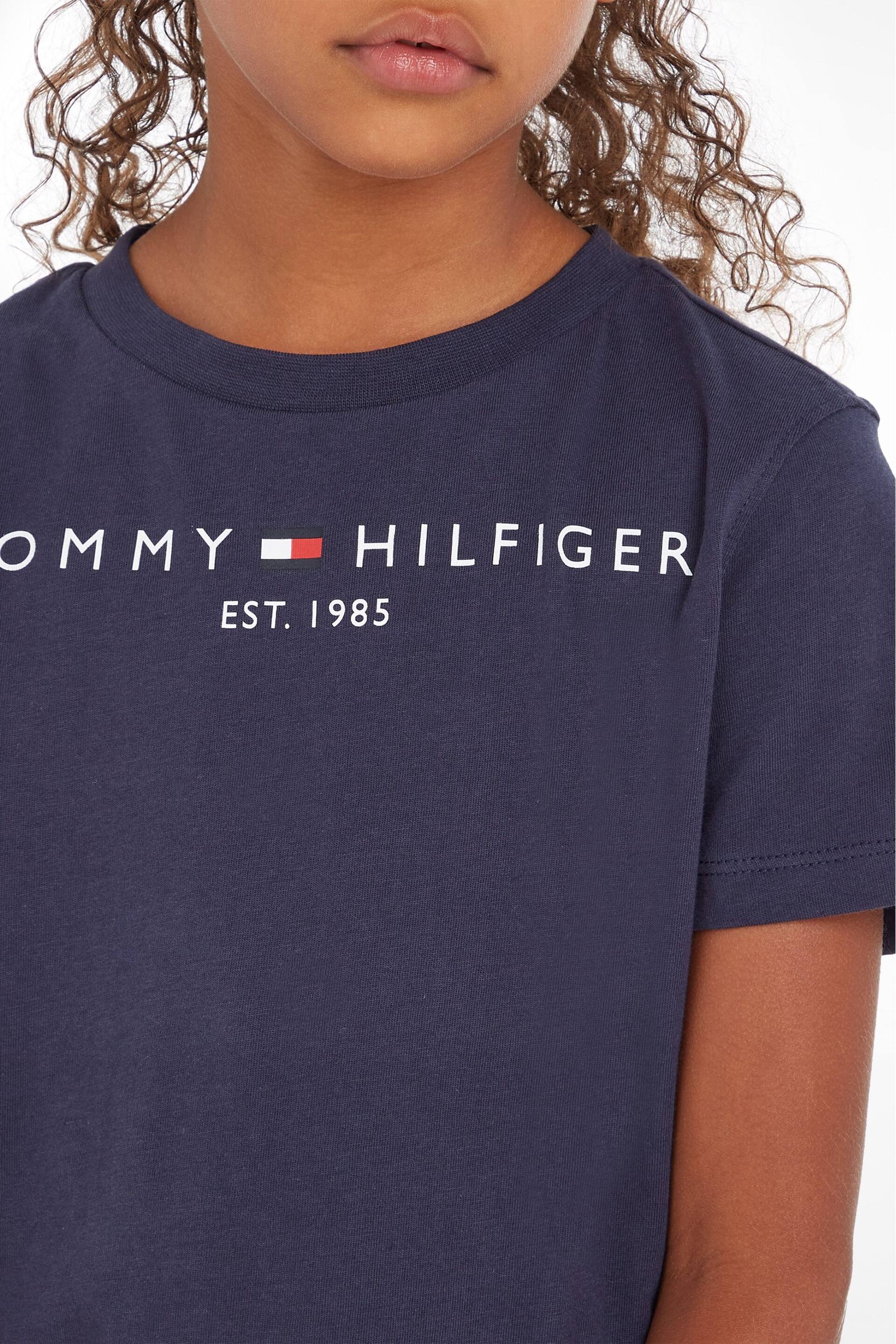 Tommy Hilfiger Blue Essential T-Shirt - Image 4 of 5