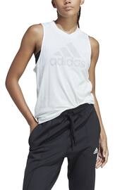 adidas White Sportswear Future Icons Winners 3.0 Tank Top - Image 4 of 7