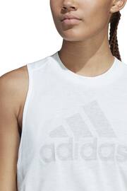 adidas White Sportswear Future Icons Winners 3.0 Tank Top - Image 5 of 7
