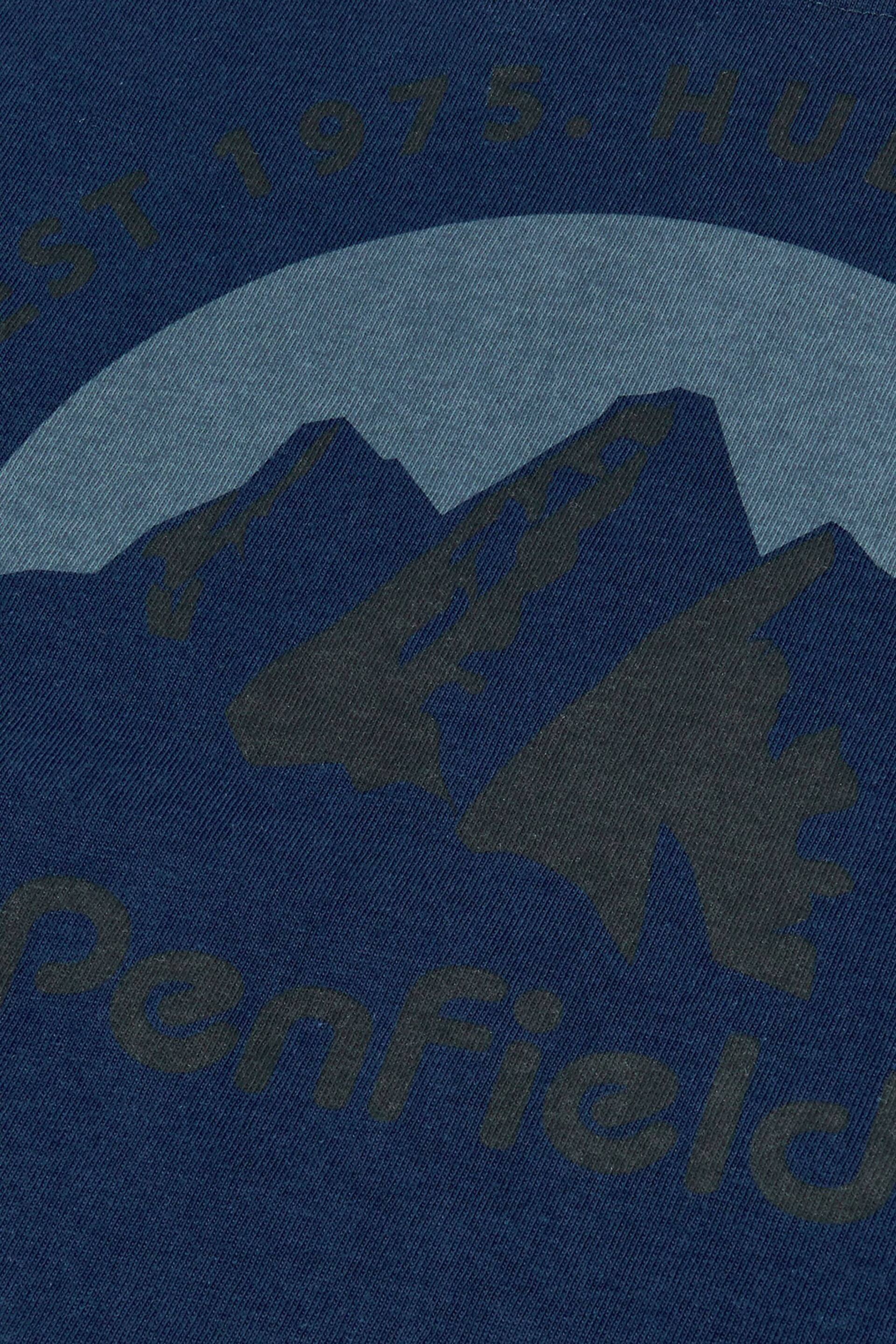 Penfield Blue Arc Mountain Back Graphic Long-Sleeved T-Shirt - Image 10 of 10
