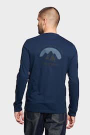 Penfield Blue Arc Mountain Back Graphic Long-Sleeved T-Shirt - Image 2 of 10
