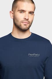 Penfield Blue Arc Mountain Back Graphic Long-Sleeved T-Shirt - Image 4 of 10