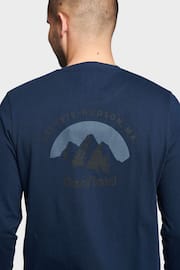 Penfield Blue Arc Mountain Back Graphic Long-Sleeved T-Shirt - Image 5 of 10