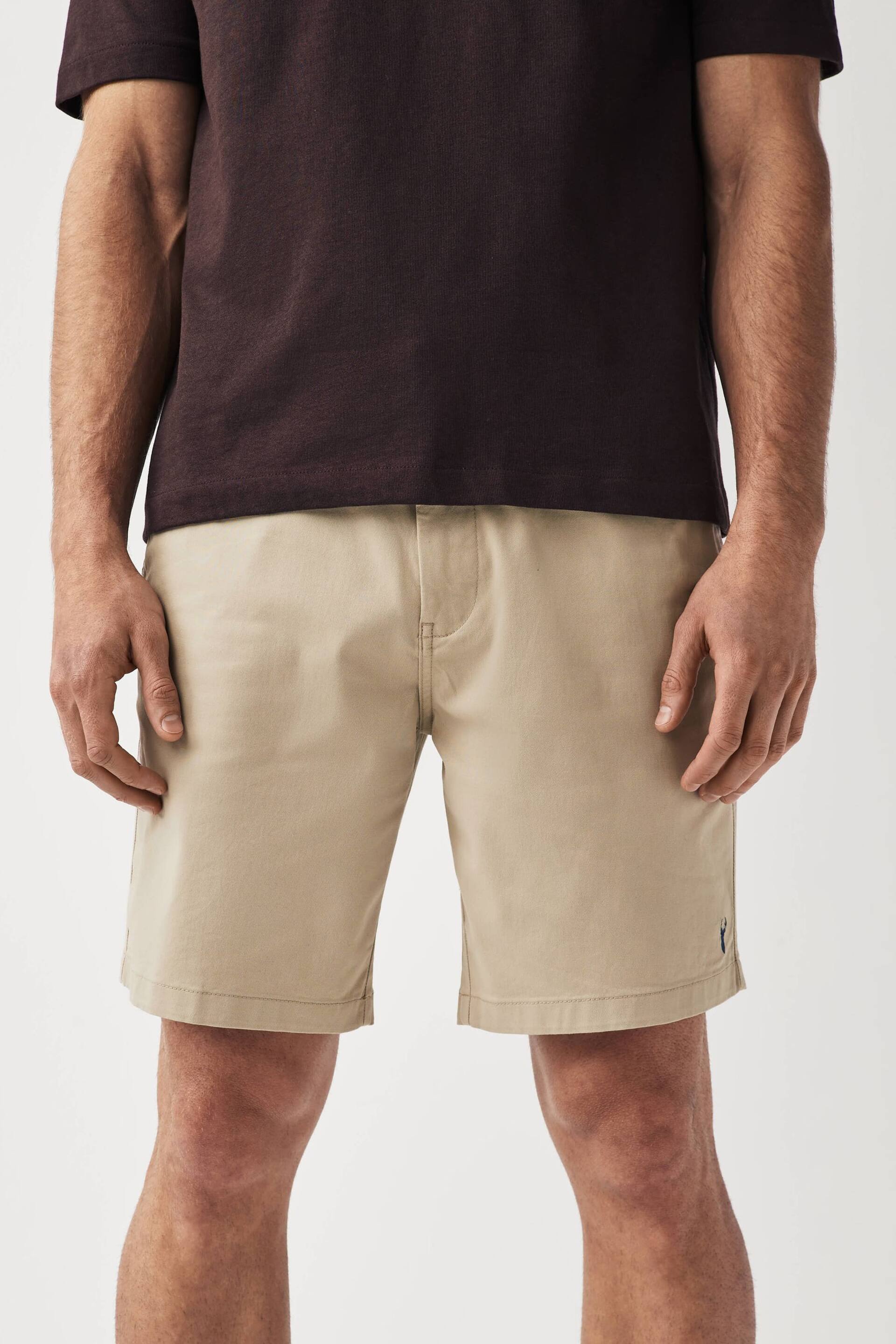 Stone Elasticated Waist Chino Shorts - Image 3 of 8