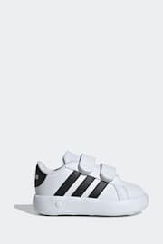 adidas Off White Kids Grand Court 2.0 Shoes - Image 1 of 9