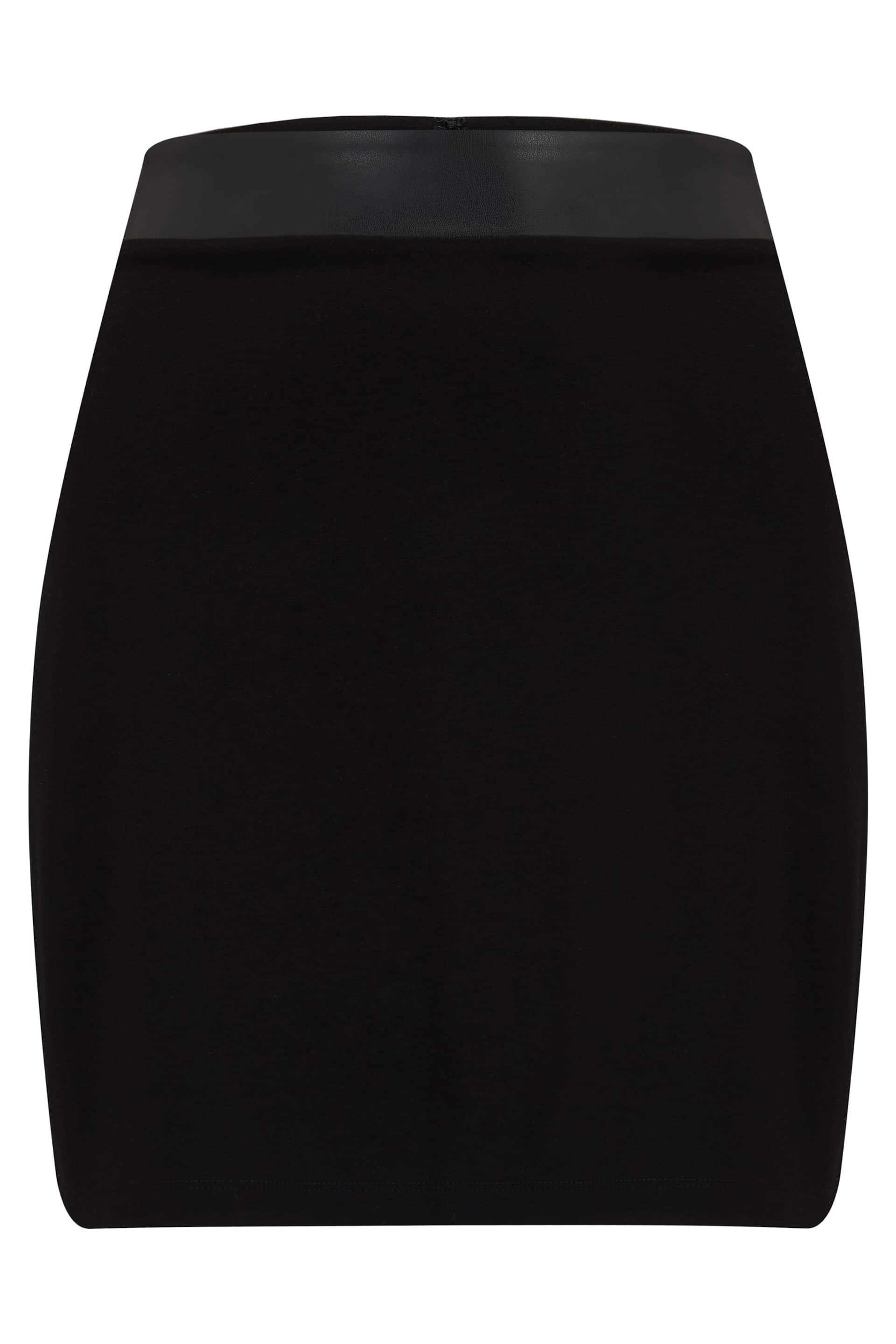 Pour Moi Black Amy Faux Leather Skirt - Image 4 of 5