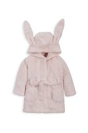 Mamas & Papas Pink Bunny Dressing Gown - Image 2 of 3