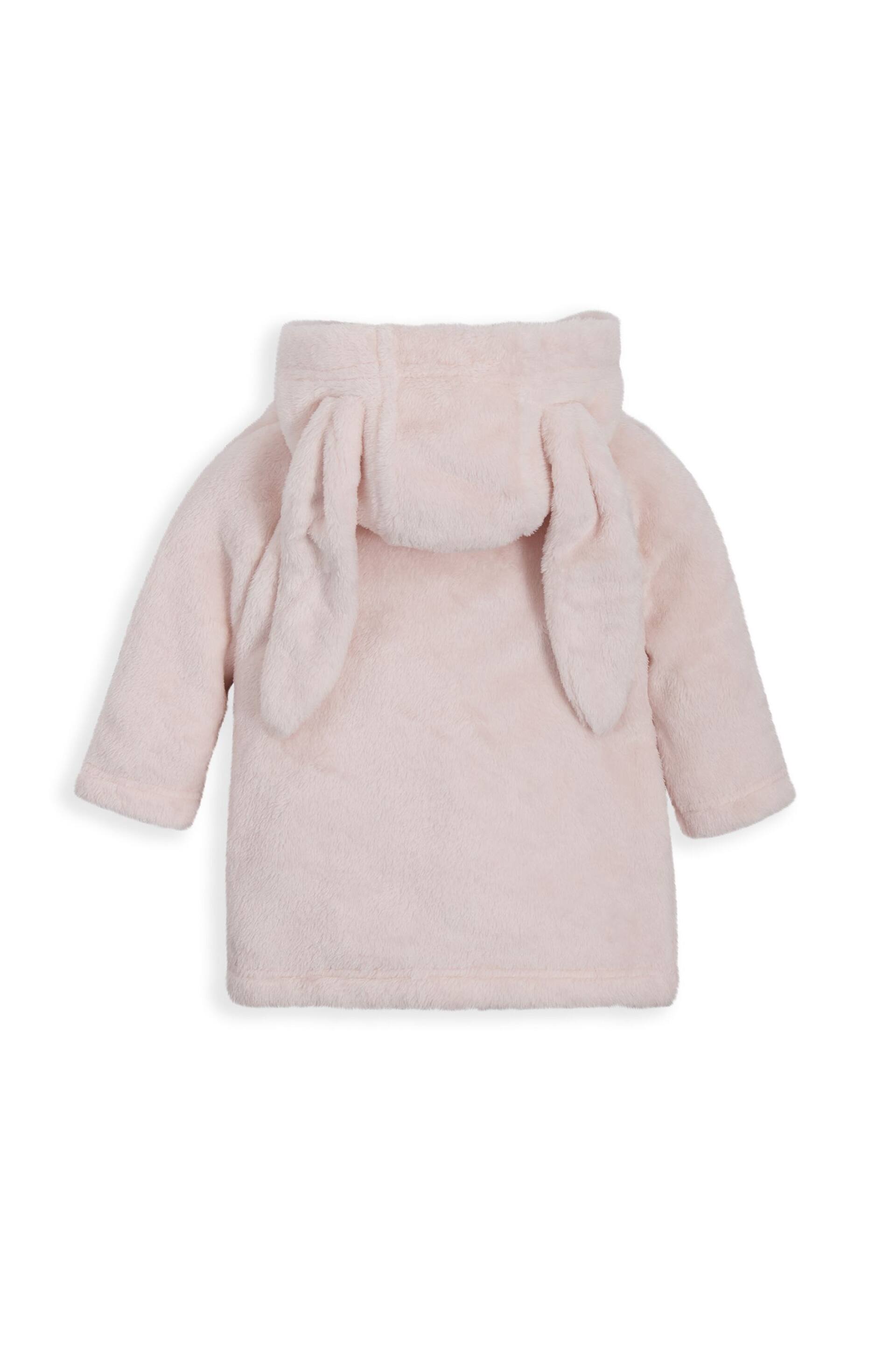 Mamas & Papas Pink Bunny Dressing Gown - Image 3 of 3