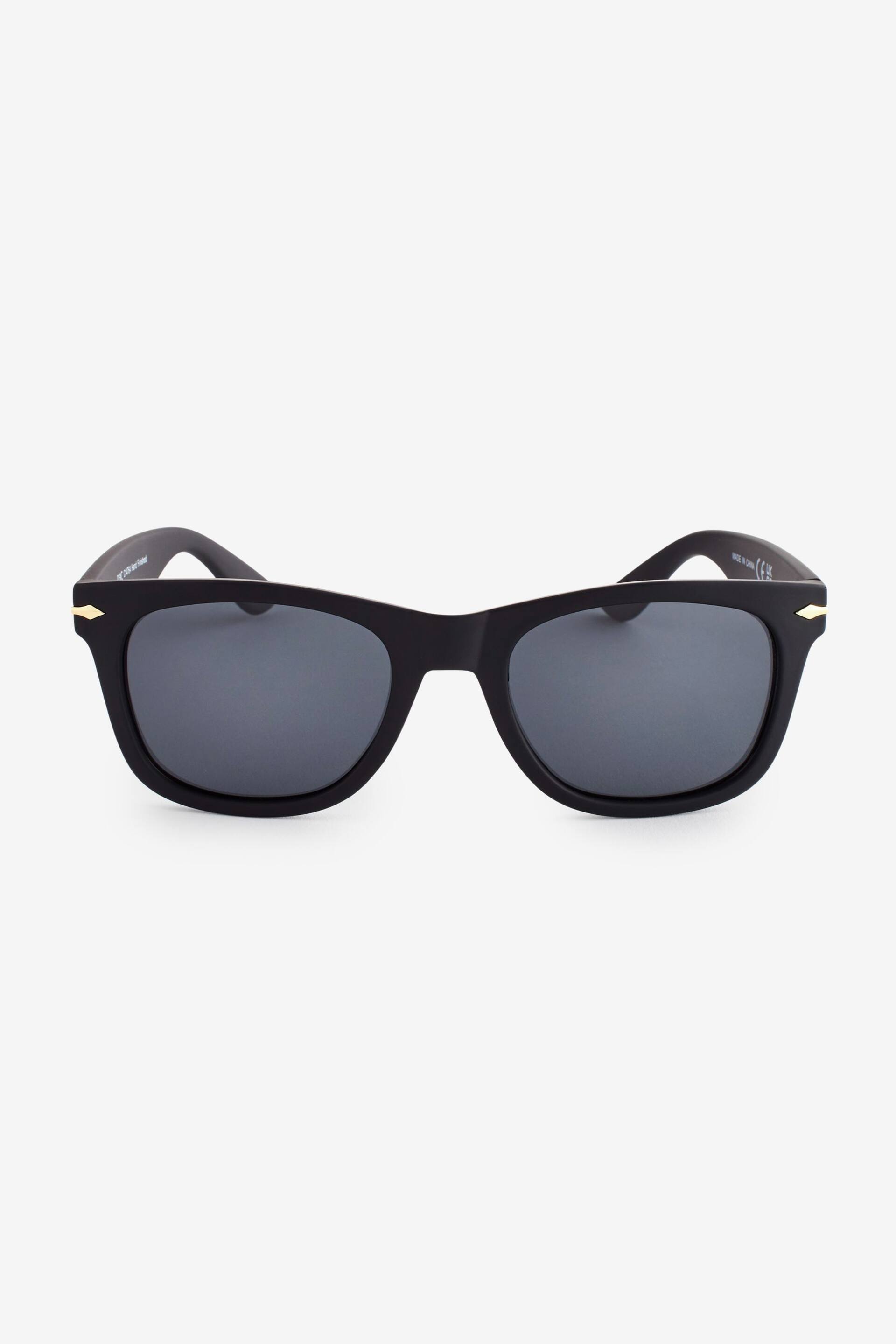 Black Square Polarised Sunglasses - Image 3 of 4