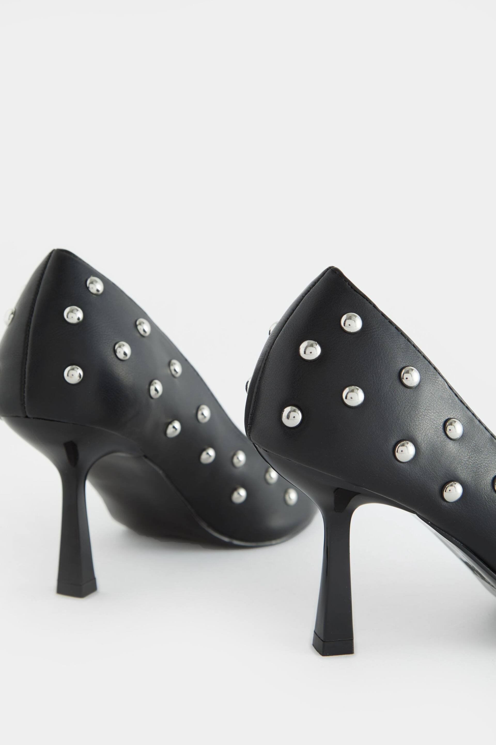 Black Forever Comfort® Studded Court Shoes - Image 7 of 10