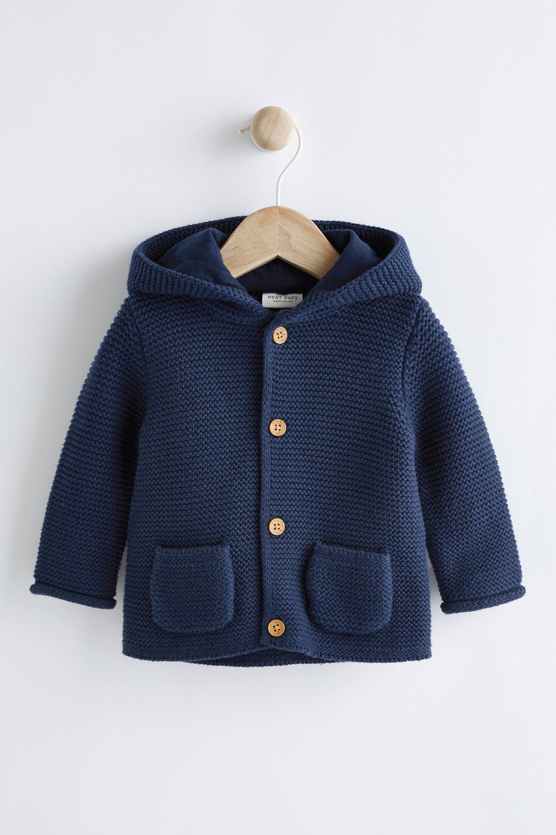 Blue Baby Knitted Cardigan (0mths-3yrs) - Image 1 of 5