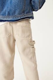 Neutral TENCEL™ Cargo Trousers (3-16yrs) - Image 4 of 6