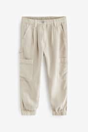 Neutral TENCEL™ Cargo Trousers (3-16yrs) - Image 5 of 6