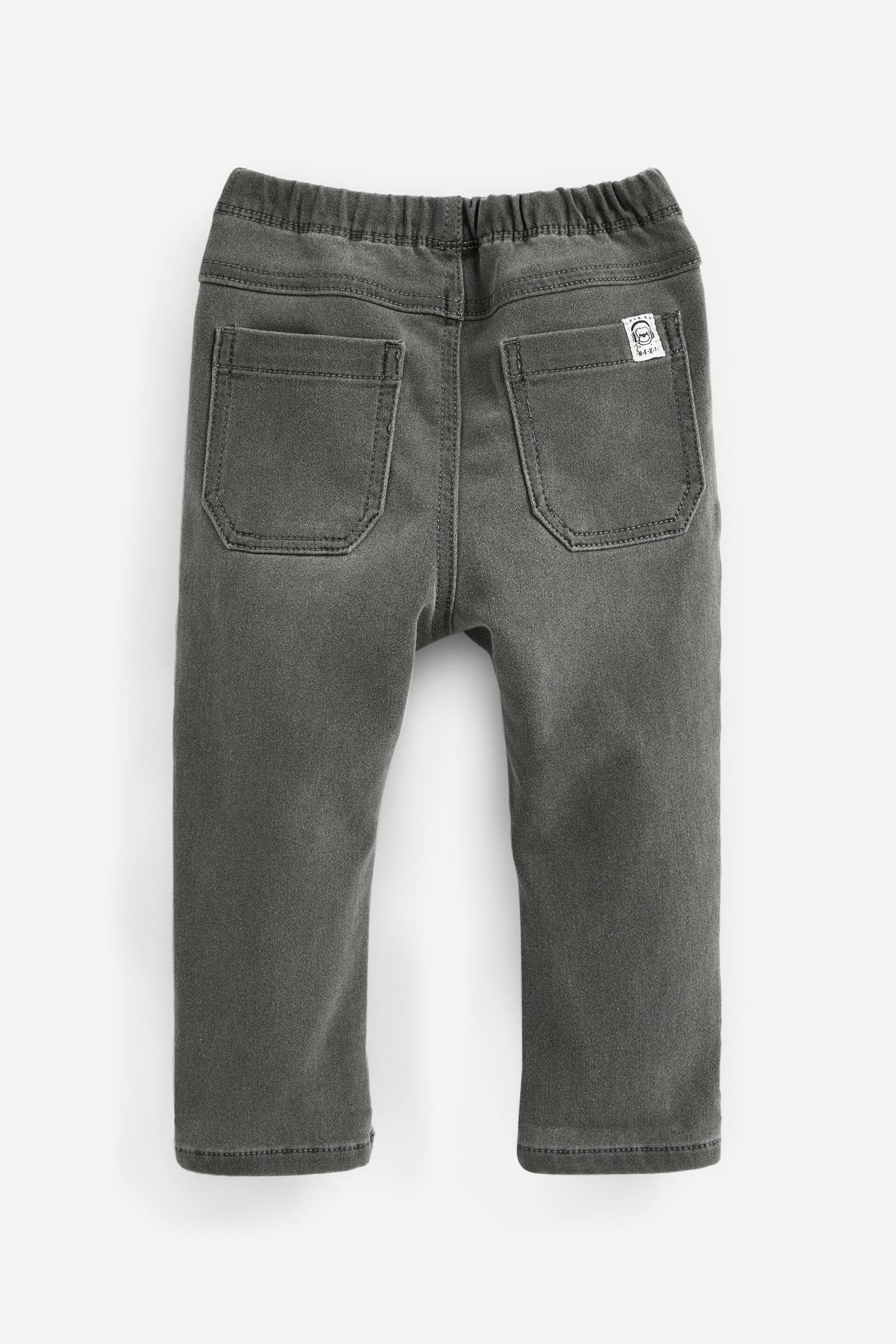 Grey Super Soft Pull On Jeans With Stretch (3mths-7yrs) - Image 6 of 6