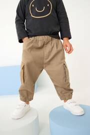 Tan Brown Cargo Trousers (3mths-7yrs) - Image 4 of 6