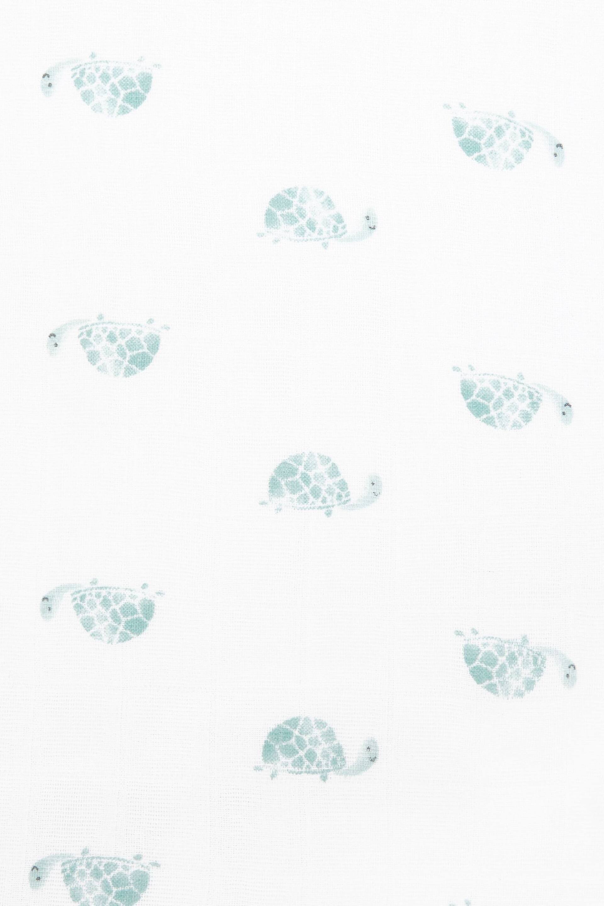 aden + anais Blue Organic Cotton Muslin Blankets 4 Pack - Image 6 of 11