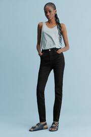 Black Denim Skinny Jeans - Image 1 of 5