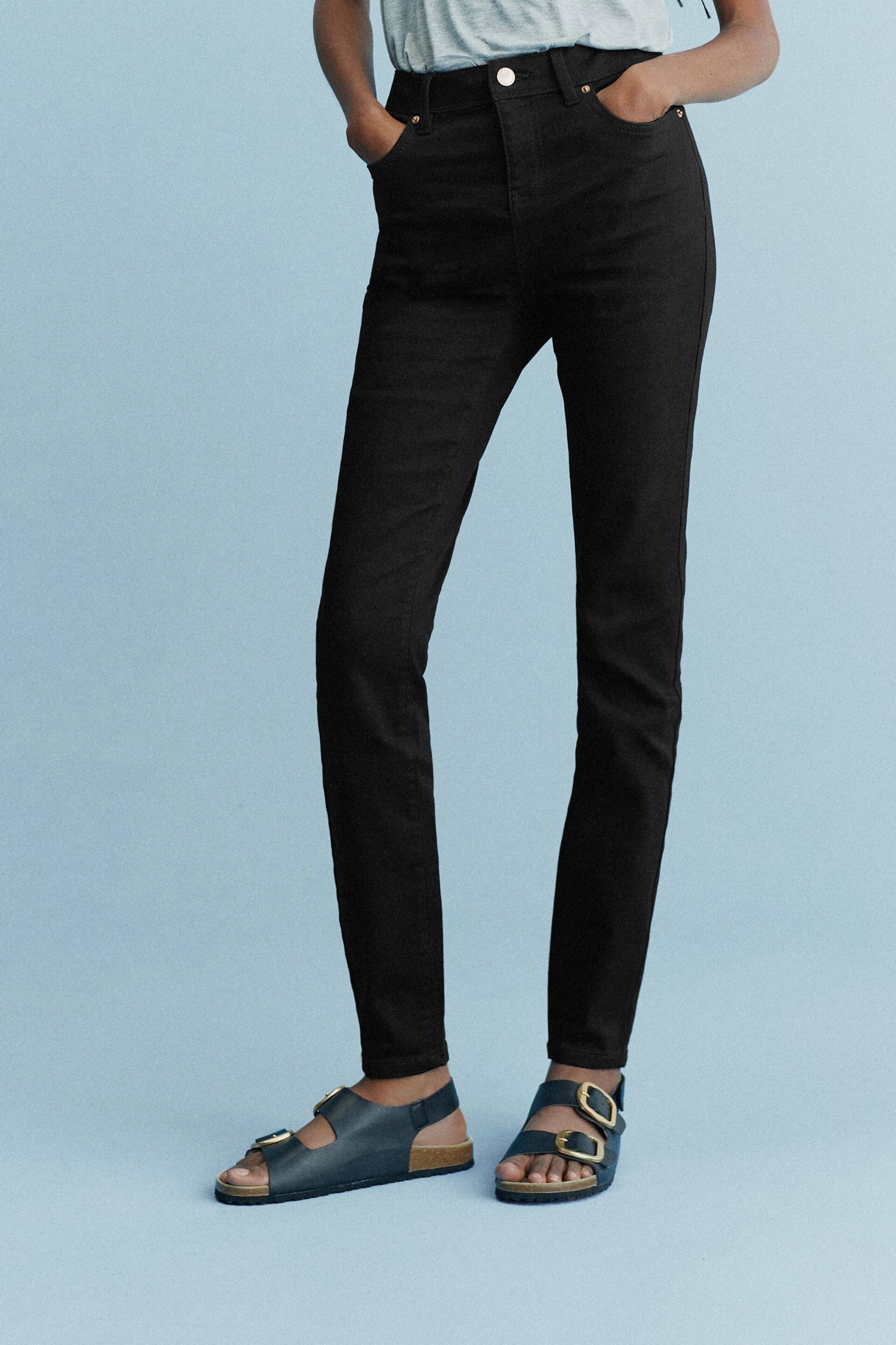 Black Denim Skinny Jeans - Image 3 of 5