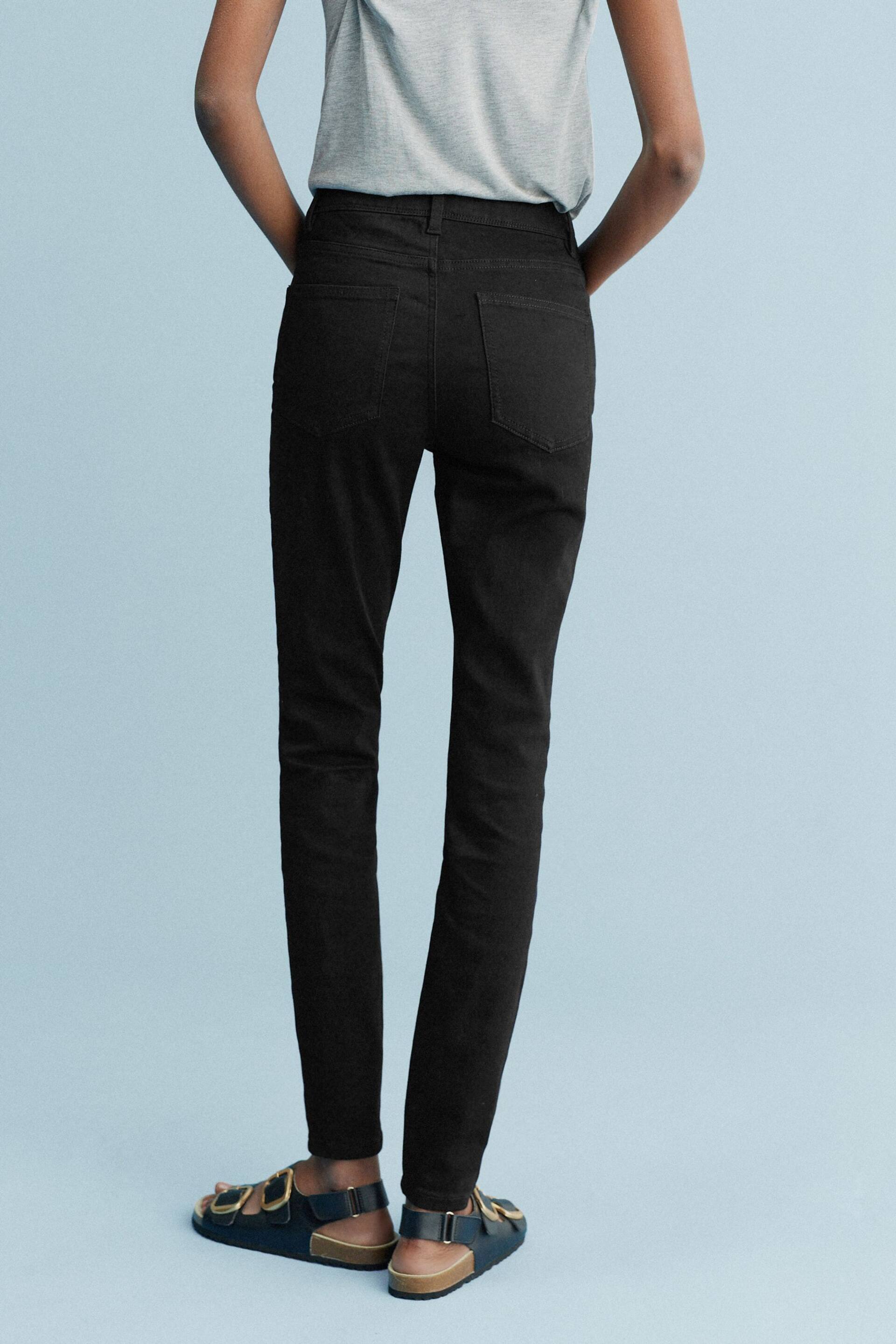 Black Denim Skinny Jeans - Image 4 of 5