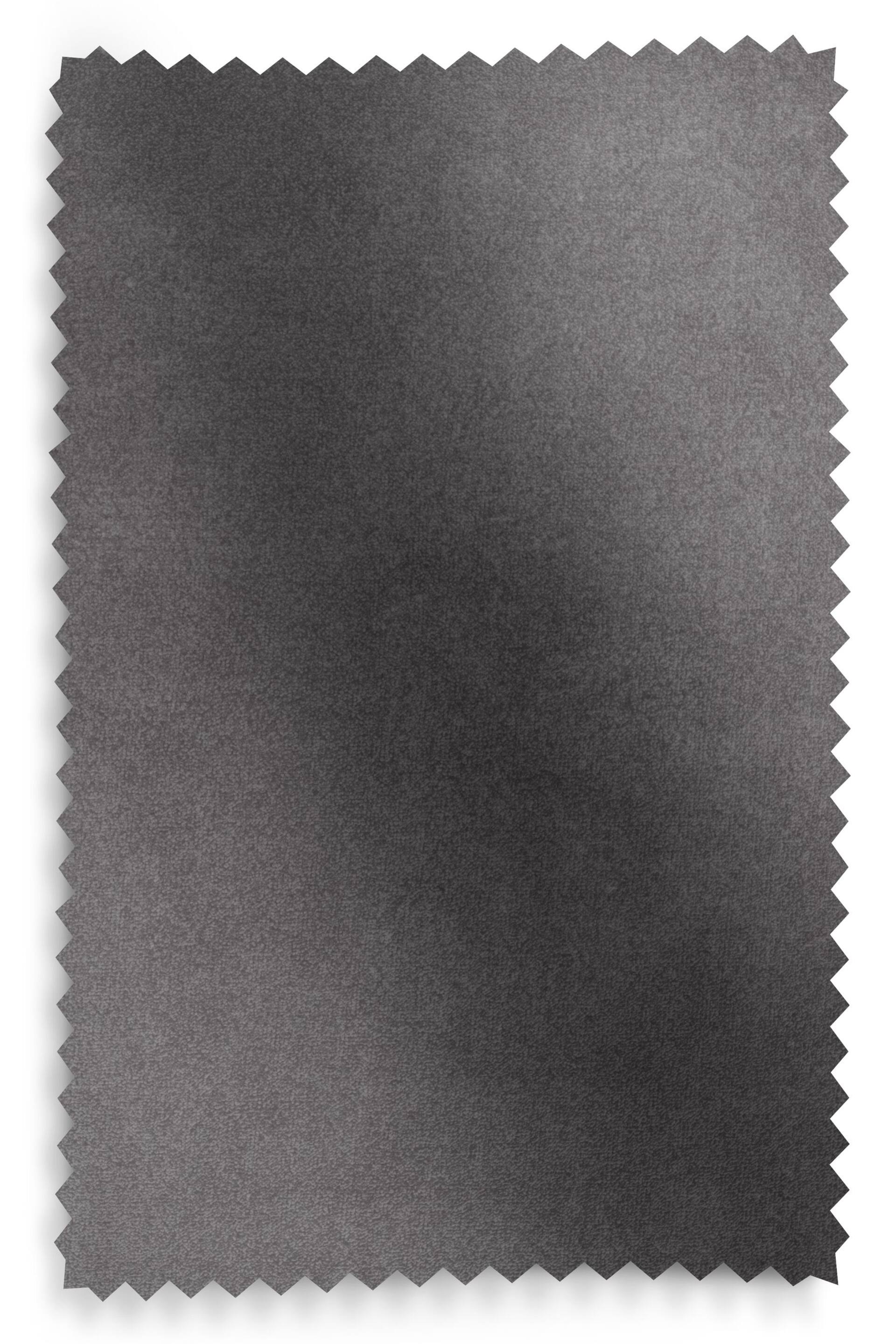 Charcoal Grey Matte Velvet Super Thermal Eyelet Curtains - Image 5 of 6