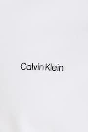 Calvin Klein White Interlock Logo T-Shirt - Image 5 of 5