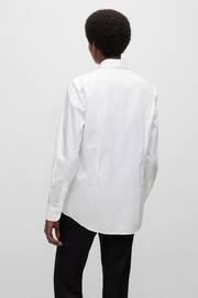 BOSS White Slim Fit Dress Shirt - Image 3 of 6