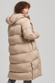 Superdry Natural Studios Longline Duvet Padded Coat - Image 3 of 7